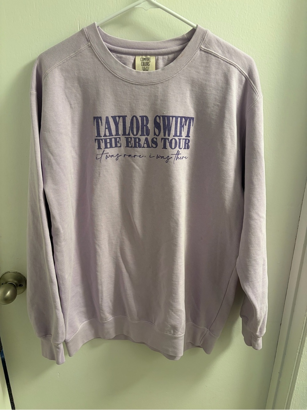 Taylor Swift The Eras Tour KC  Lavender Crewneck Sweatshirt - Unbranded